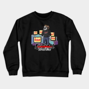 Black Sheep Sheeple Fake News Crewneck Sweatshirt